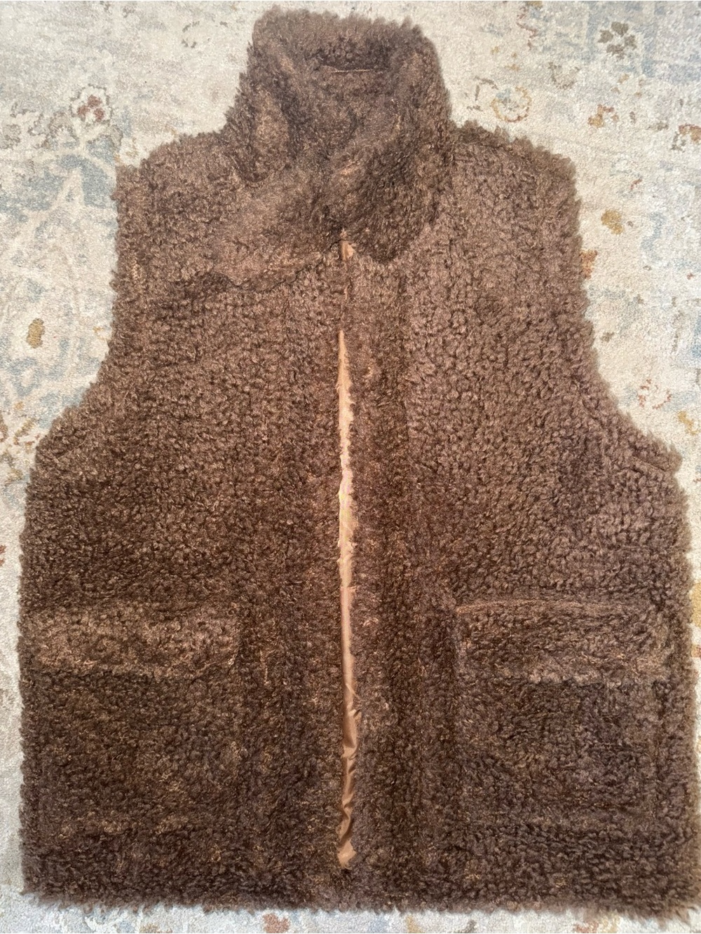 K Zell Paris Sherpa Vest sz Medium